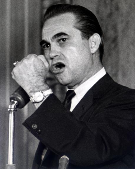George Wallace Former Governor of Alabama Anti-civil rights VP candidate, Curtis LeMay,