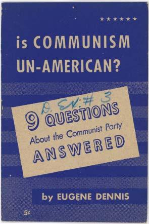 By Wendy Wall Anti-Communism in the 1950s This essay is provided courtesy of the Gilder Lehrman Institute of American History.