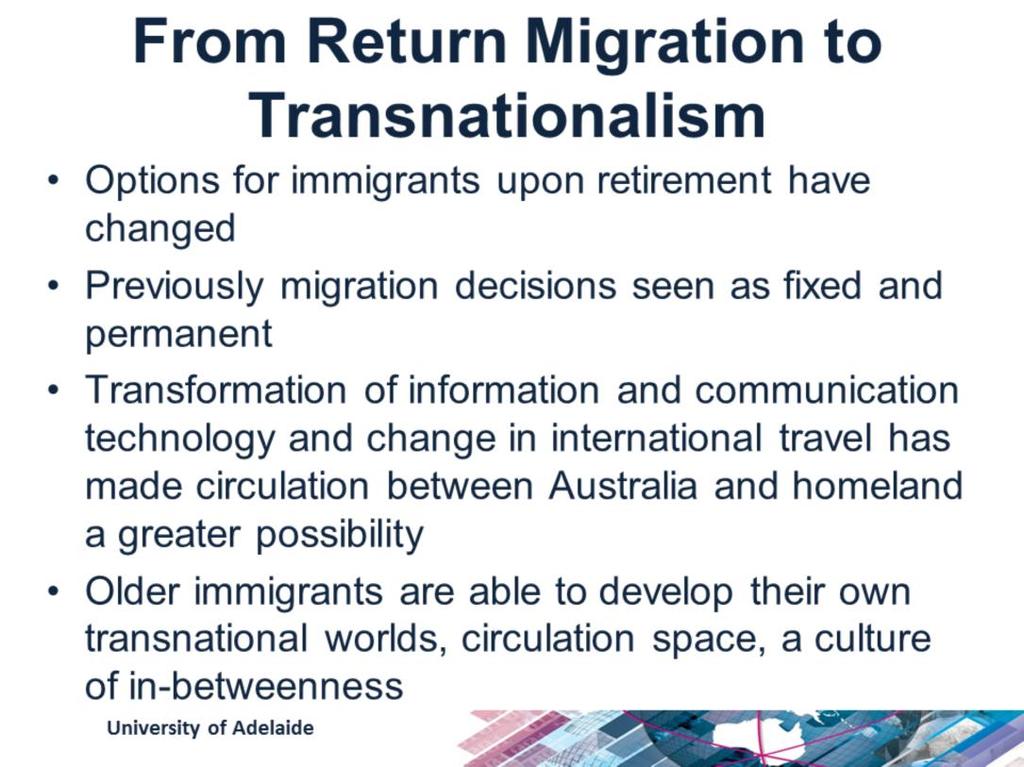 Are we now seeing a shift from permanent migration to circular migration.