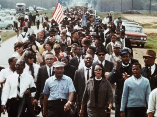 People from all over the country traveled to Selma to support the cause and finish the march to Montgomery that was disrupted on Bloody Sunday. On March 9, Dr.