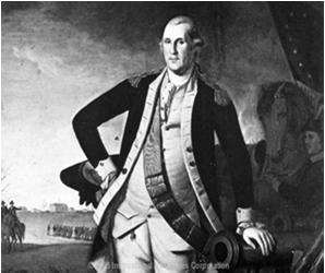 George Washington 18,000 troops forced into NJ