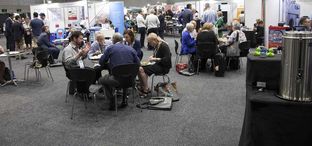 DINING HUB SPONSOR One opportunity $ 9,000 Non $10,500 Delegates appreciate nothing more than the opportunity to rest their feet enjoy refreshments and relax in the breaks.