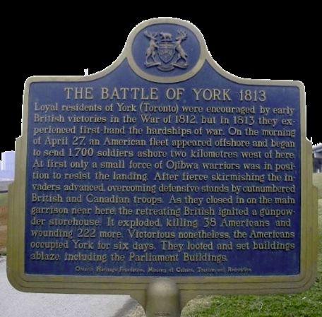 The Battle of York US win
