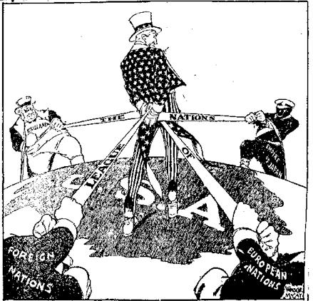 5. Making the Peace: C. League of Nations! Organization of nations to solve international disputes!