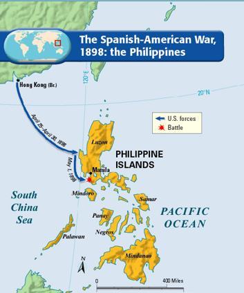 THE SPANISH-AMERICAN WAR War between the U.S. and Spain!