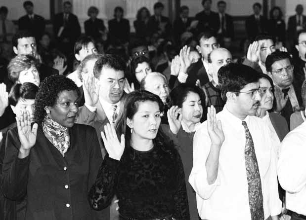 Chapter Nine The Naturalization Oath Ceremony In this Chapter: We are the champions 