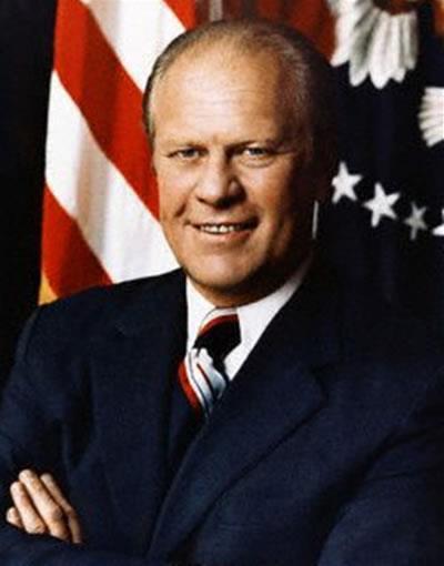The next day, Vice President Gerald Ford was sworn in as president.