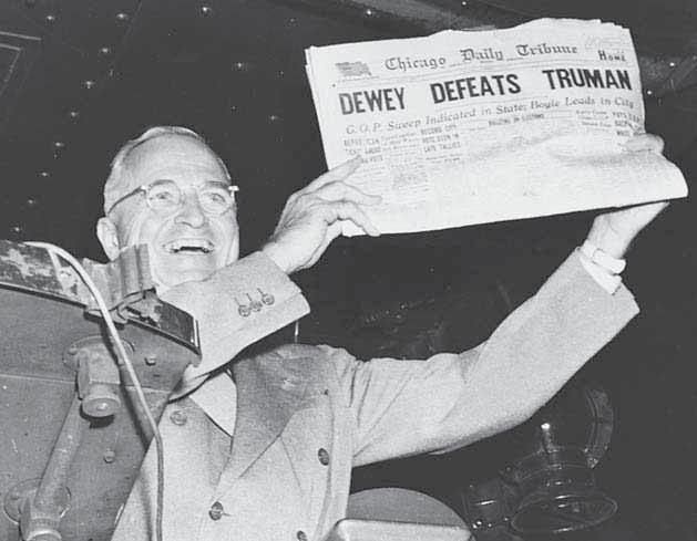 Not only did advance polls in 1948 predict that Republican nominee Thomas E.