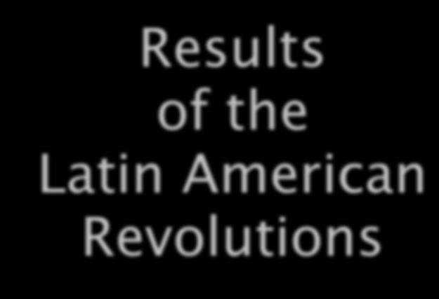 Results of the Latin