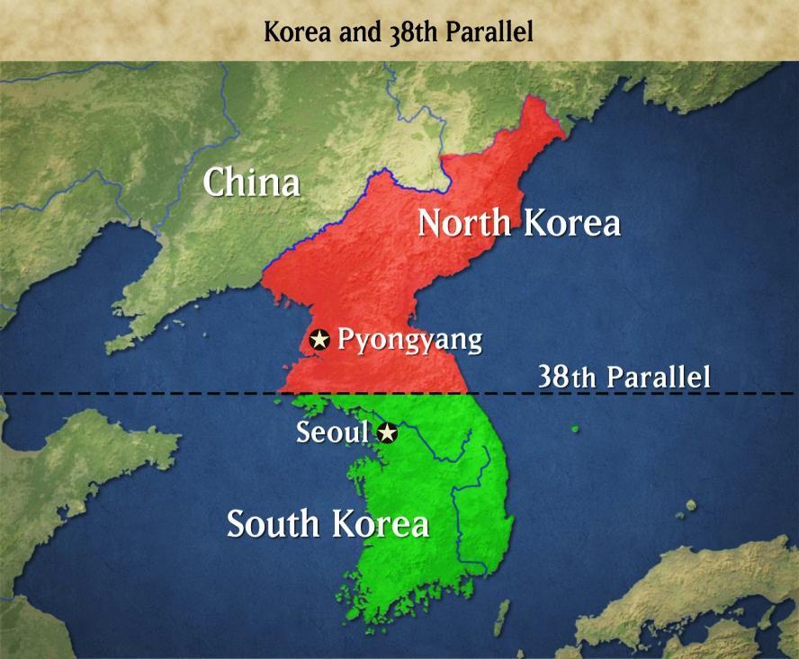 KOREA North Supported by: China/Soviet