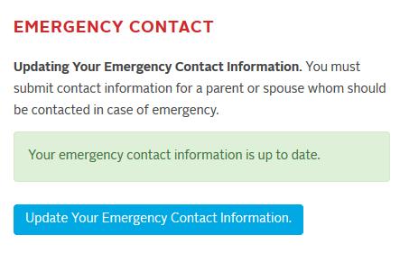 Updating Your Emergency Contact Information Living in another country so far away from friends and family can be challenging.