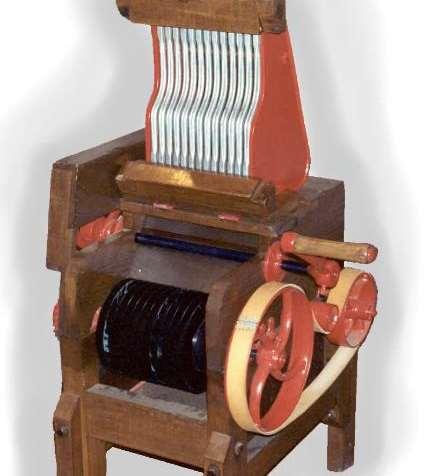The Cotton Gin It is a machine that separates the seeds from raw cotton fibers.