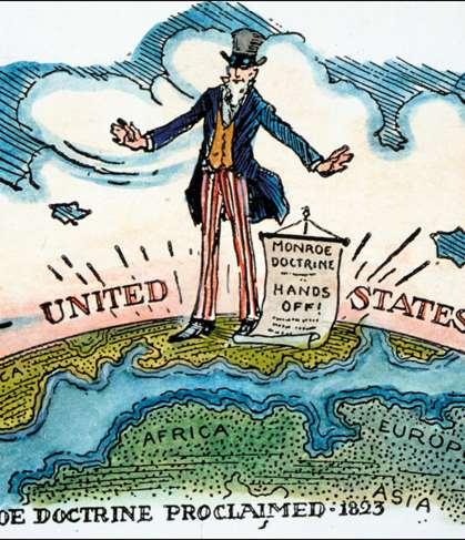 Monroe Doctrine Latin American countries were experiencing revolutions and leaning towards more democratic forms of government European countries were afraid of losing influence in the Western