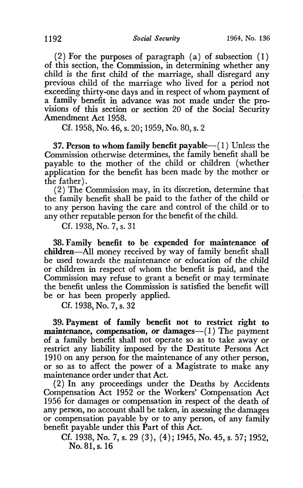 1192 Social Security 1964, No.