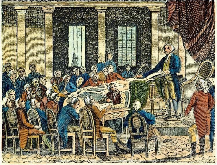 The delegates did not represent the common people of the United States. Most of the white male delegates made their living as lawyers or judges.