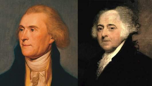 Thomas Jefferson, and John Adams had duties in Europe, and they were not in attendance at the Convention.