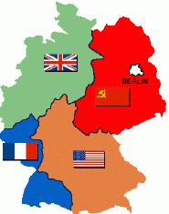 Germany, and the city of Berlin, became flashpoints in the Cold War. After the war, Germany was divided into four zones.