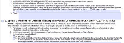 Question 10: Error Special conditions also apply to non-reportable crimes involving mental, physical, or sexual abuse of a minor 28 Question 11: Error Community cases may not include intermediate