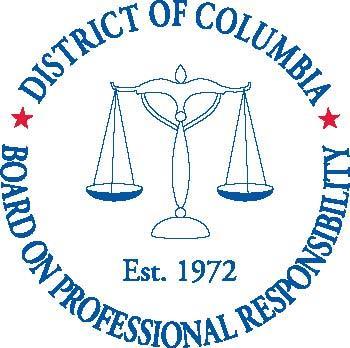 DISTRICT OF COLUMBIA BOARD ON PROFESSIONAL RESPONSIBILITY 15 Annual Report January 1, 15 - December 31, 15 43 E