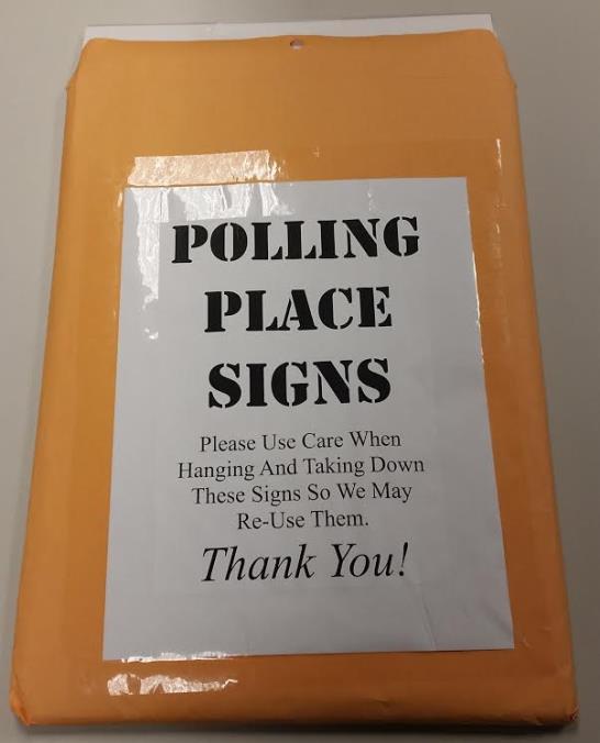 If you do not have an unused ballot bag, your unused ballots should be placed in the brown bags that your