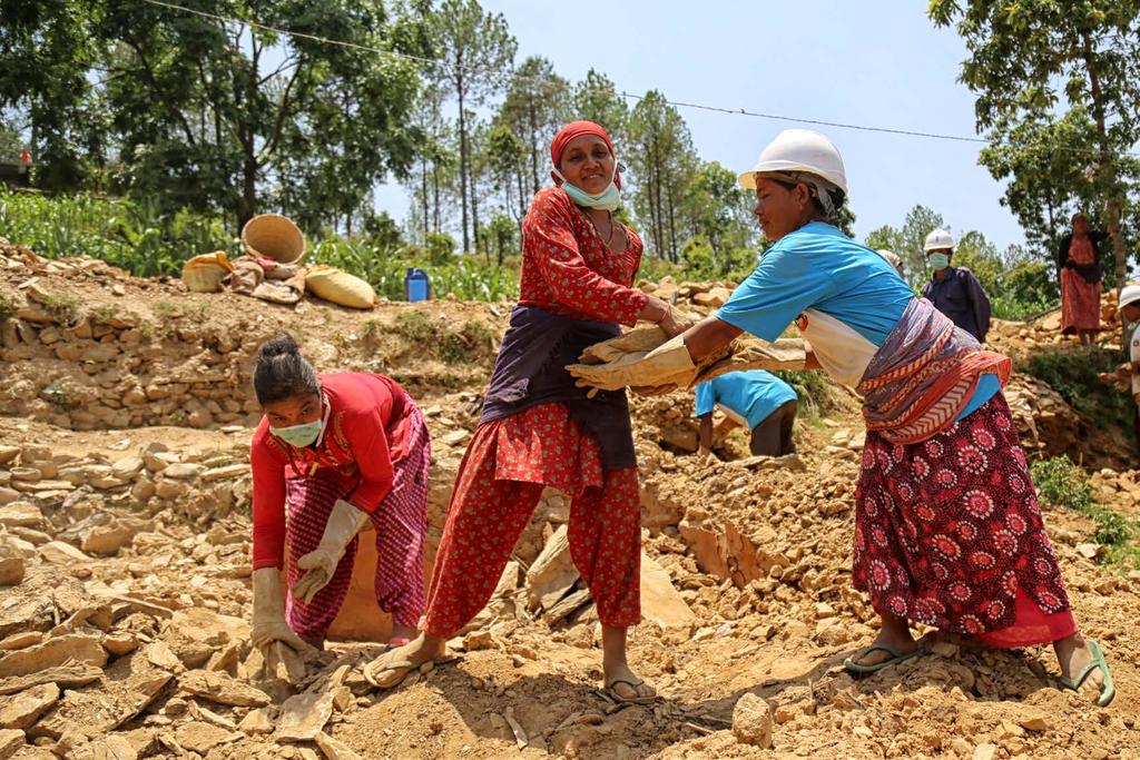 Credit-UNDP Nepal Earthquake: Promoting Gender Equality in Disaster Response Only five days after the devastating earthquake hit Nepal in April 2015, the Inter- Cluster Gender Working Group was in