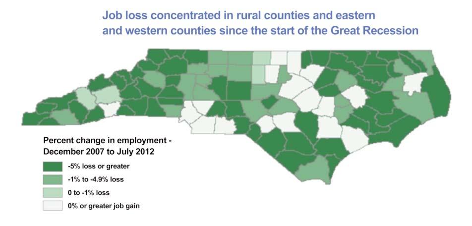 THE STATE OF WORKING NORTH CAROLINA: Labor Force Demographics September 2012 NORTH CAROLINA S LABOR MARKET is becoming more diverse, more balanced along gender lines, and more educated.