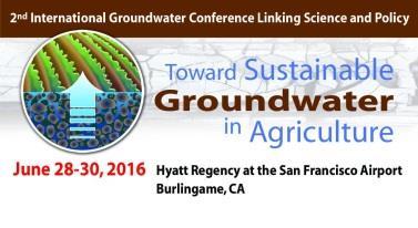 International Conference on Groundwater On the issue of groundwater in the country, an international conference is being organized from December 11 to 13, 2017, titled "Groundwater Vision 2030-Water