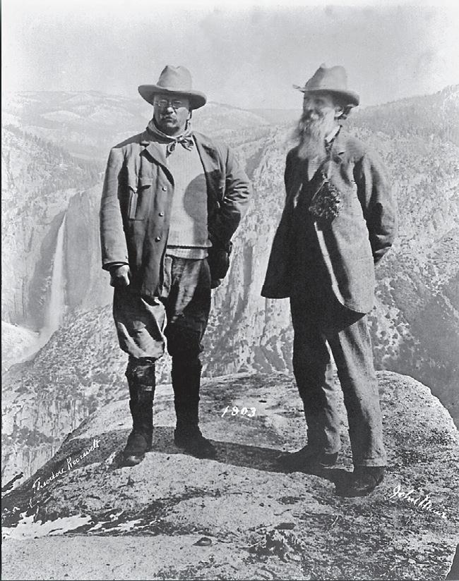 Theodore Roosevelt and John Muir,