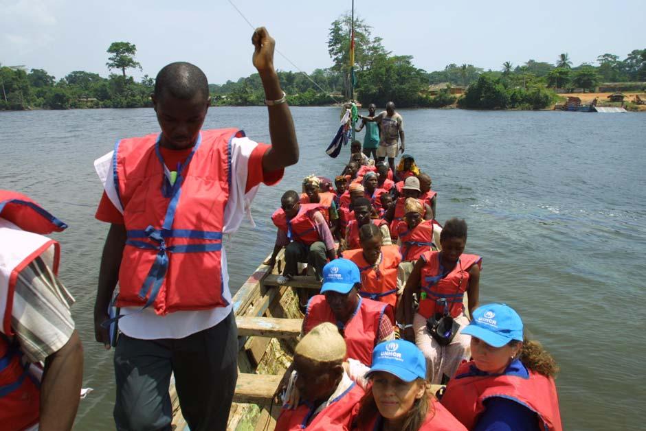 Evacuation of Liberian refugees from