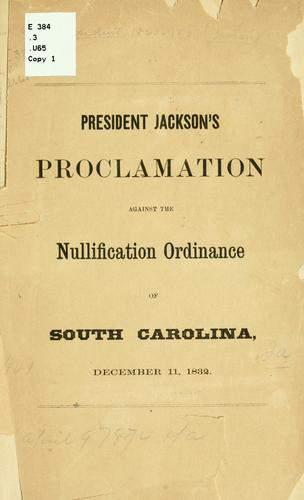 When Jackson heard the news, he vowed to use force, if necessary, to uphold the federal law.