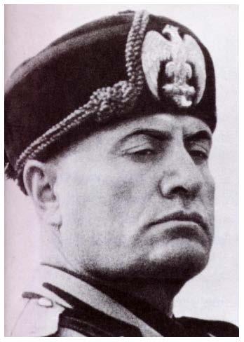 Benito Mussolini Born in Italy in 1883 Established the Fascist Party in Italy in 1921.