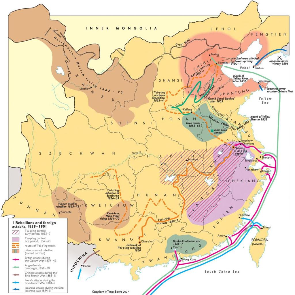 Opium war, 1839-1842 1839: China seizes imported Opium from India/Britain British