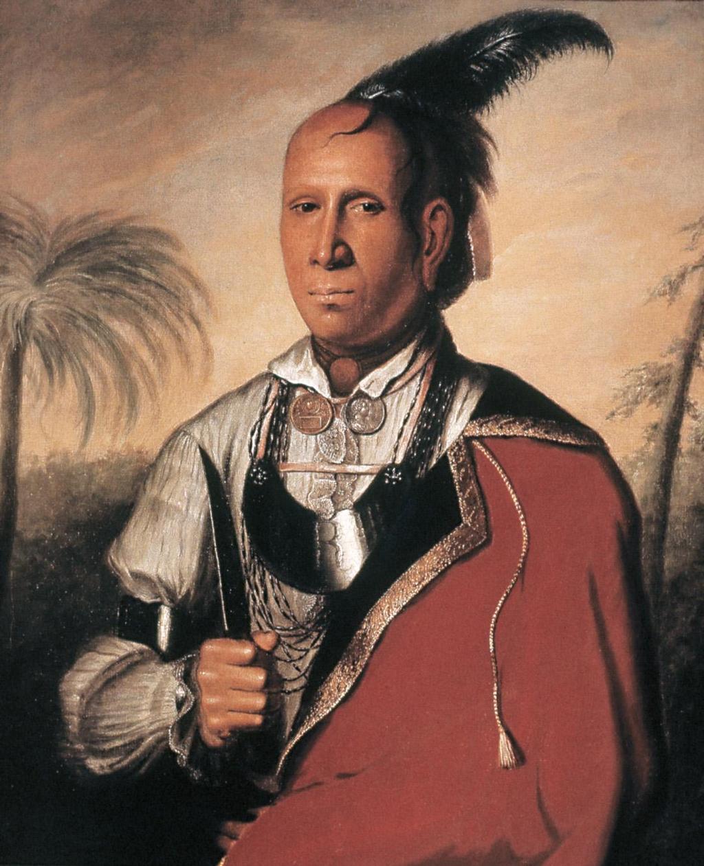 Cunne Shote, one of three Cherokee chiefs who visited London
