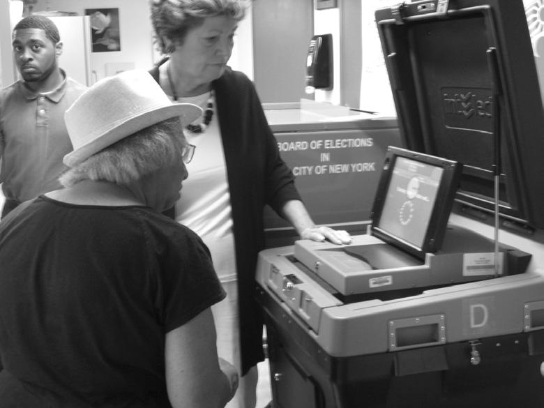 2010 Assemblywoman Markey Collaborates with Board of Elections to Familiarize 30th AD Voters with City s New Voting System When you go to your polling place on the next Election Day, you will find
