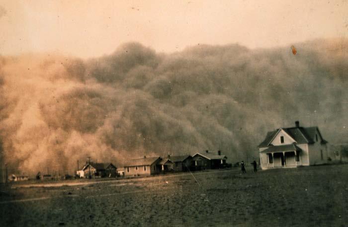 Dust Bowls And Black Blizzards Late in 1933