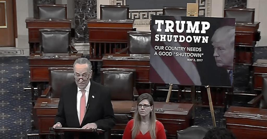 Chuck Schumer Senate Floor Speech on US Federal Government Shut Down 20 January 2018, Washington, D.C. [AUTHENTICITY CERTIFIED: Text version below transcribed directly from audio] Mr.