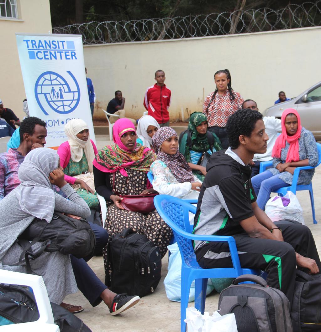 4 JULY 2018 BULLETIN Reintegration assistance for 32 Ethiopian migrants from Egypt Following a visit by Ethiopian Prime Minister Abiy Ahmed to Egypt in June, 32 Ethiopian irregular migrants who were