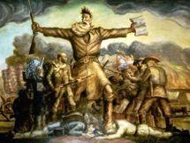 Bleeding Kansas (1856) a sequence of violent events involving anti-slavery and pro-slavery elements several abolitionist organizations from the North organized and funded the settlement of several