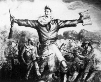 John Brown s raid In 1859, John Brown, a radical violent abolitionist attacked the federal arsenal in Harper s Ferry, Virginia with ca. 20 followers.