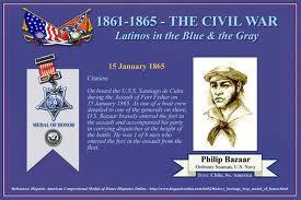 of fort Wagner (GLORY) Phillip Bazaar a Hispanic sailor who was awarded the medal