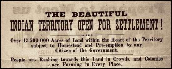 as Oklahoma Territory and opened