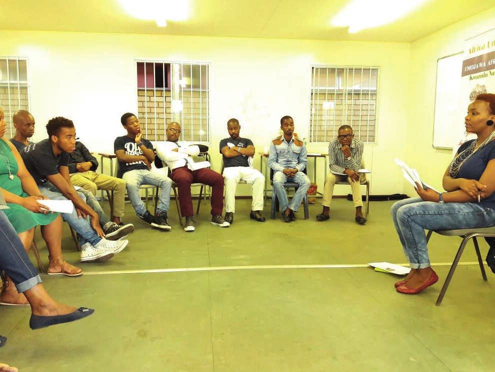 6 MAY TO AUGUST 2016 - REPORT IN PICTURES quarterly Peer educators MEETINGS A quarterly meeting was held to bring peer educators together in order to share their