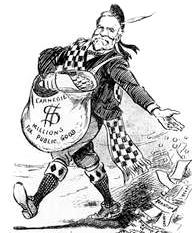 Philanthropy Carnegie and Rockefeller both made millions at the expense of American pubic.