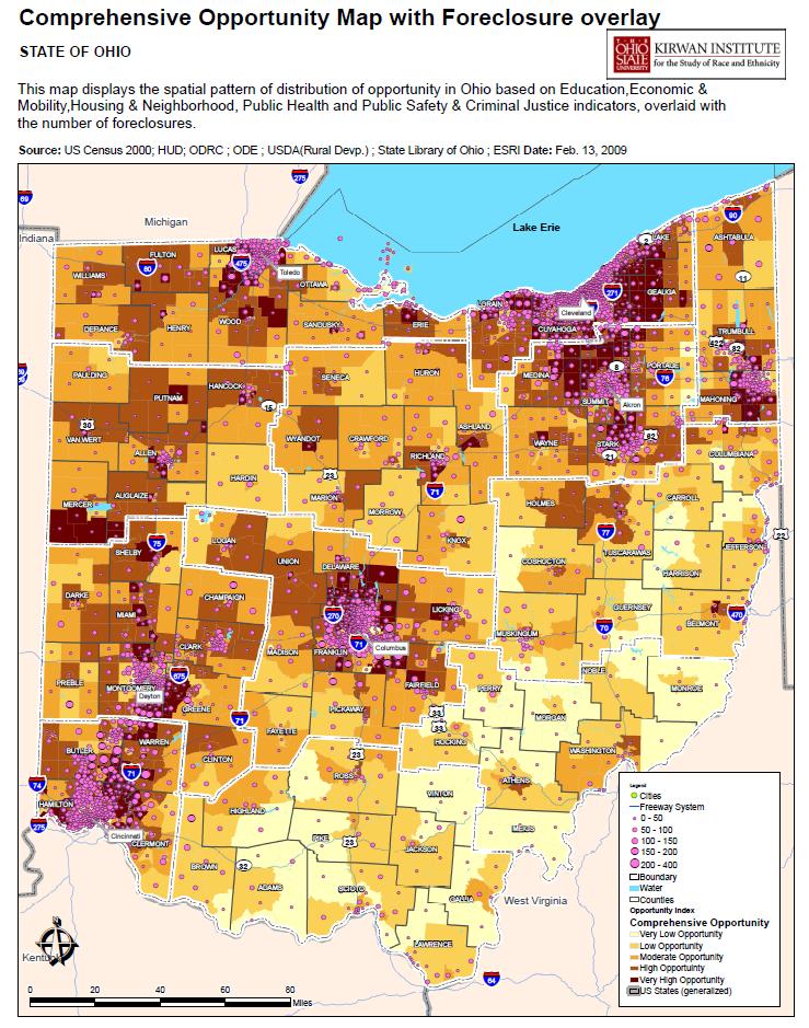 Disparities Cost us All. Lost Home Equity from nearby foreclosures, 2009-2012 US: $1.
