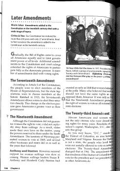 textbook page 136. 1. Civics War Amendments 2. The 13 th amendment 3.