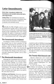 textbook page 136. 1. Civics War Amendments 2.
