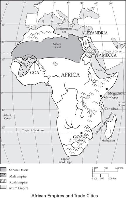 The most signi cant early civilizations in Africa for AP purposes were Egypt and Carthage, both of which were discussed in the previous chapter.