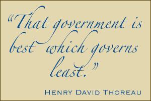 Government Limited government A government that has
