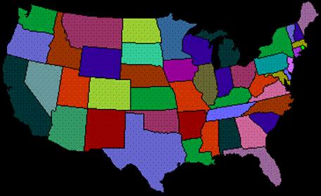 The United States of America under the 'organic' Constitution Illustrated below in diagram 1: All states, which are also properly termed American republics, are considered all separate sovereign