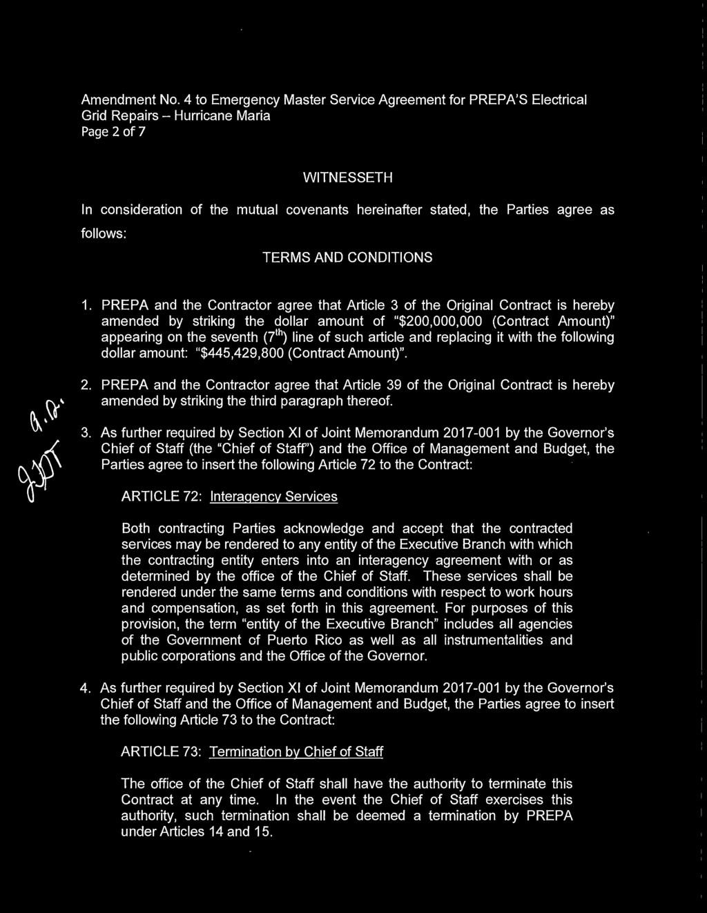 Page 2of7 WITNESSETH In consideration of the mutual covenants hereinafter stated, the Parties agree as follows: TERMS AND CONDITIONS 1.